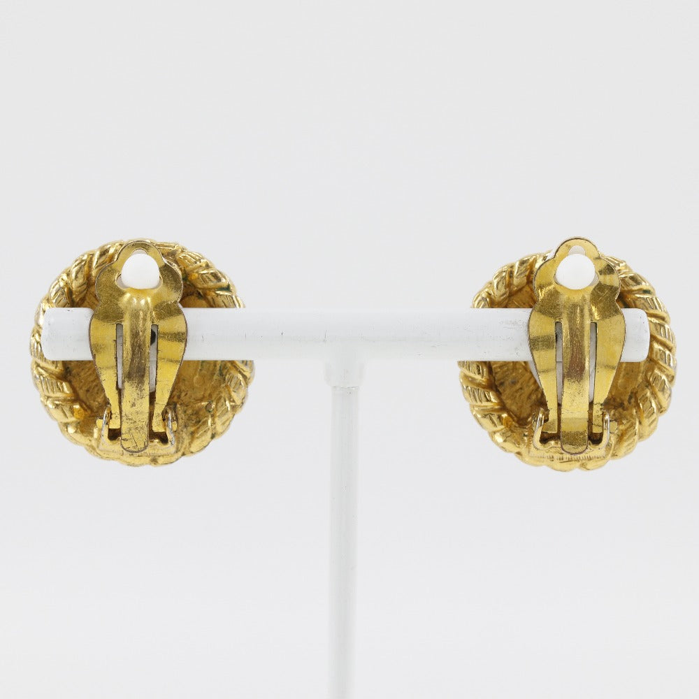 CHANEL Earring Plated Gold gold Women