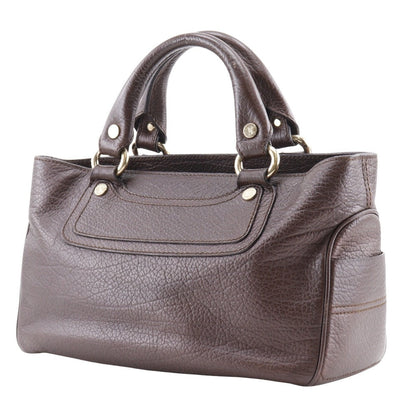 CELINE Handbag 134023 leather Brown Boogie bag Women