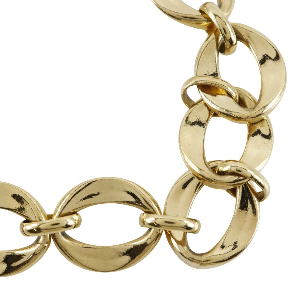 CHANEL Necklace Plated Gold gold vintage Chain choker Women