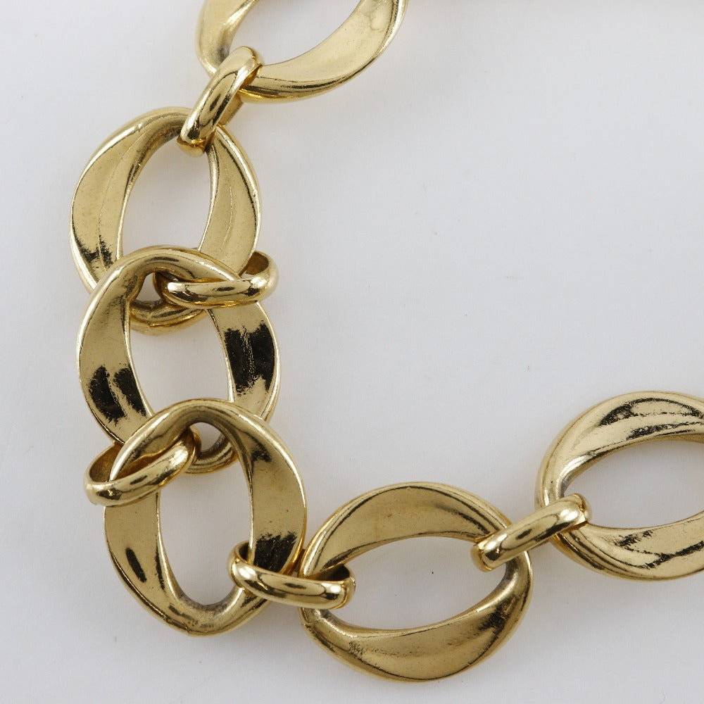 CHANEL Necklace Plated Gold gold vintage Chain choker Women