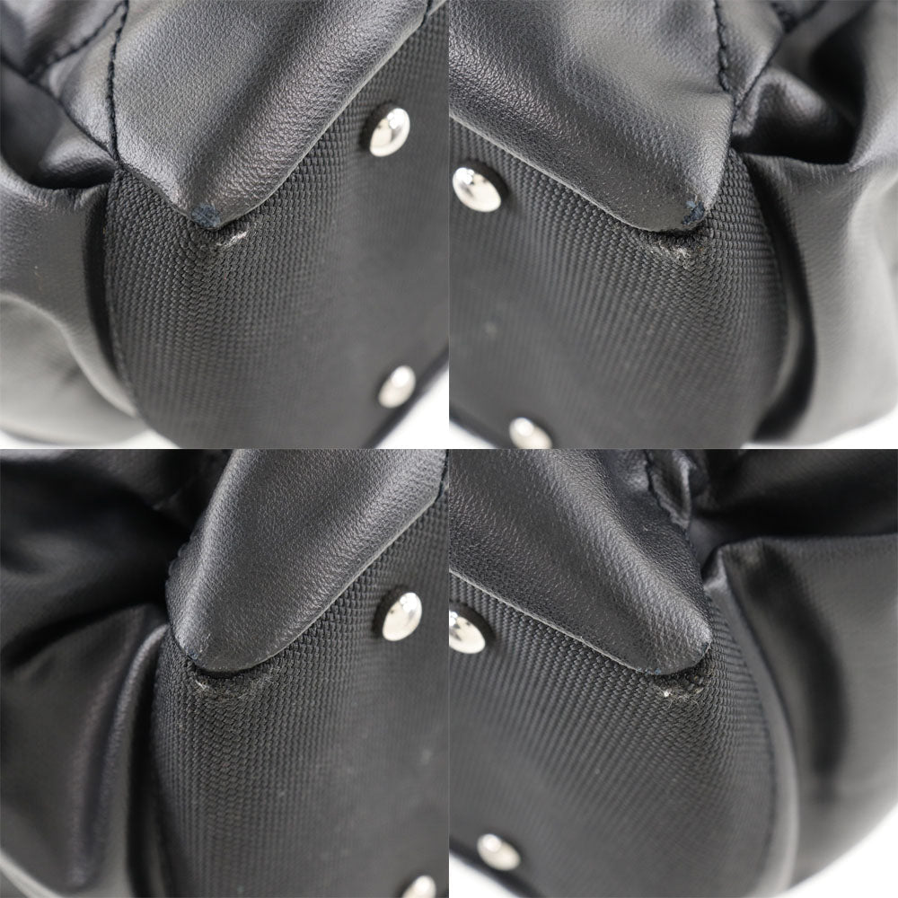 CHANEL Tote Bag A34210 PVC black Paris Biarritz GM Women