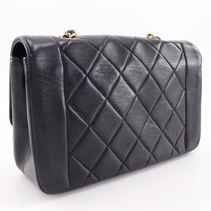 CHANEL Shoulder Bag A01164 lambskin black vintage Matrasse Diana 22 ChainShoulder Women