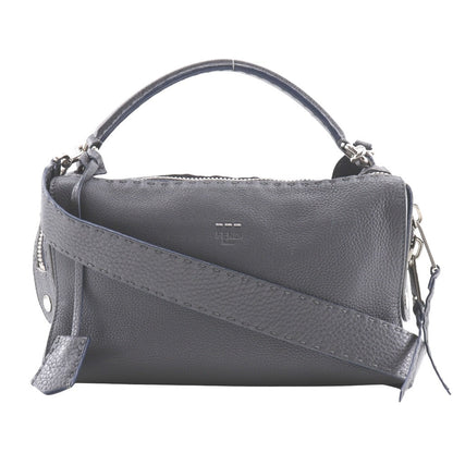 FENDI Handbag 8BL137 Calfskin gray 2WAYShoulder Celeria Ray Women