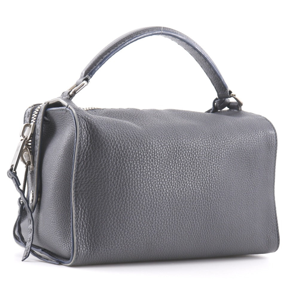 FENDI Handbag 8BL137 Calfskin gray 2WAYShoulder Celeria Ray Women
