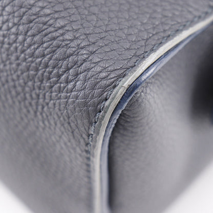 FENDI Handbag 8BL137 Calfskin gray 2WAYShoulder Celeria Ray Women