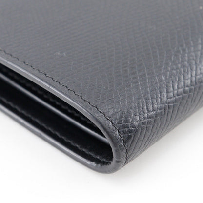 CELINE Bifold Wallet Calfskin black Medium strap wallet Women