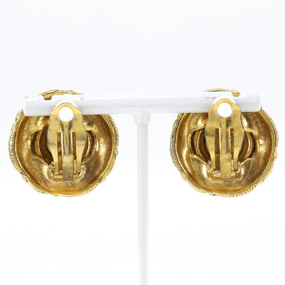 CHANEL Earring Plated Gold gold Women