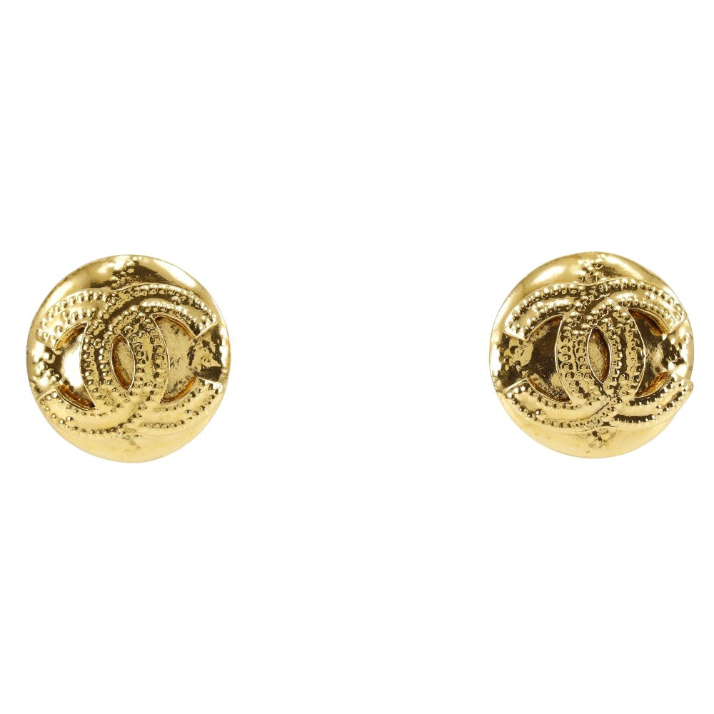 CHANEL Earring Plated Gold gold Women