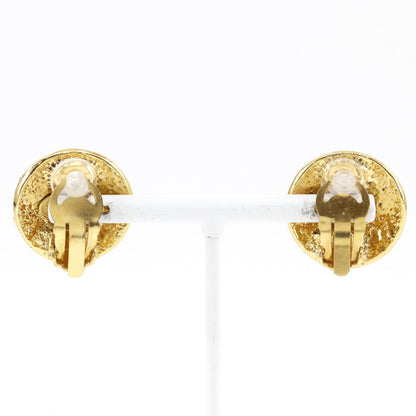 CHANEL Earring Plated Gold gold Women