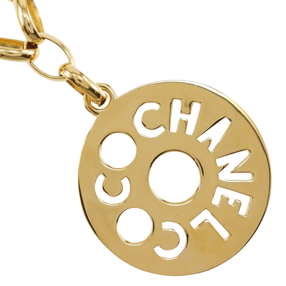 CHANEL Necklace Plated Gold gold Women