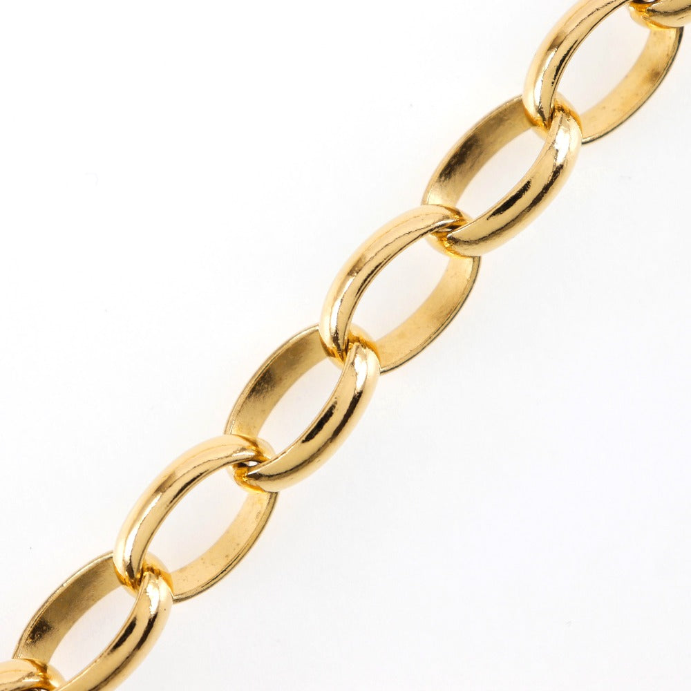 CHANEL Necklace Plated Gold gold Women