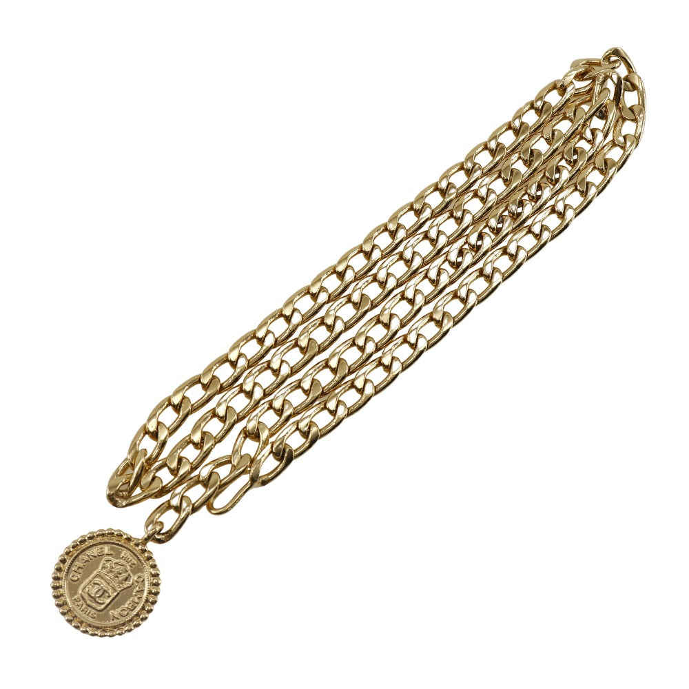 CHANEL belt Plated Gold gold Chain belt Women