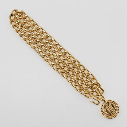 CHANEL belt Plated Gold gold Chain belt Women