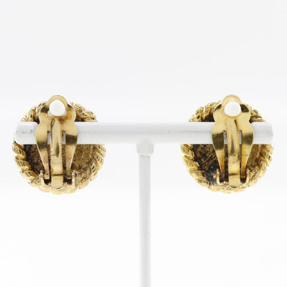 CHANEL Earring Plated Gold gold COCO Mark Women