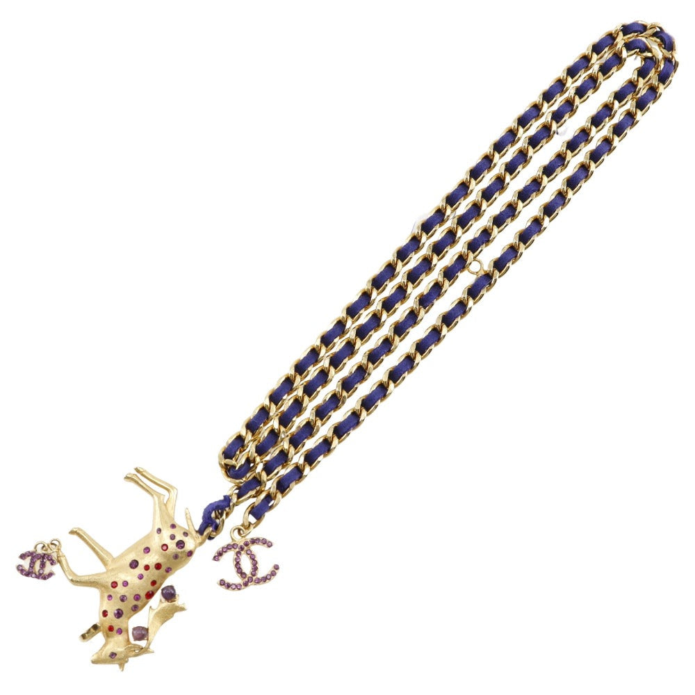 CHANEL belt Plated Gold gold Chain belt Women