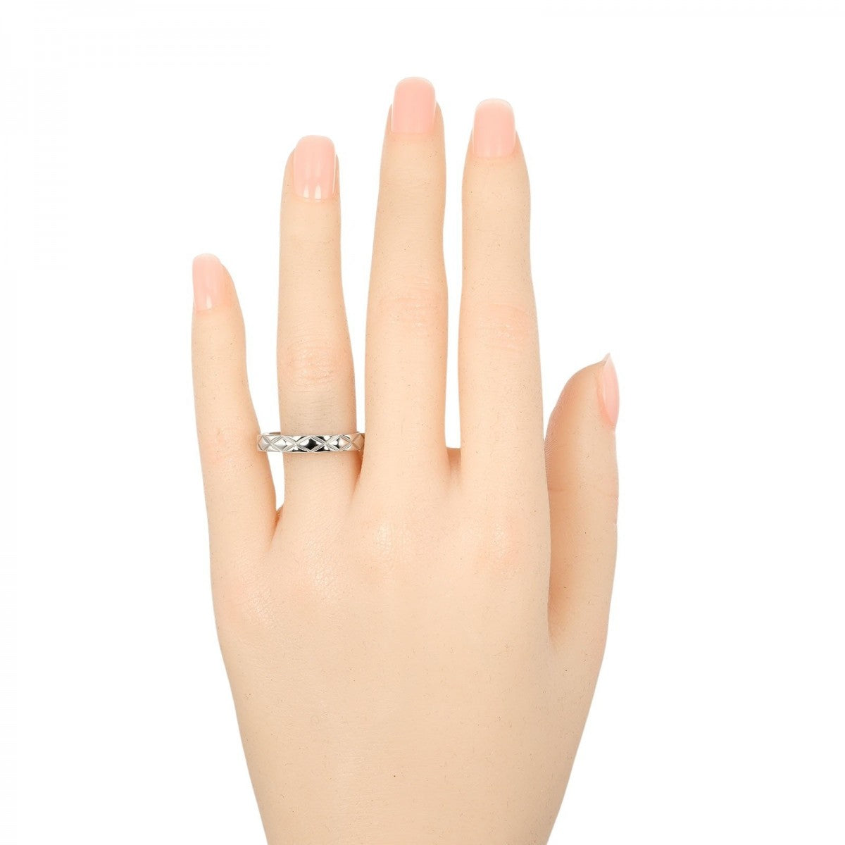 CHANEL Ring Pt950Platinum Silver Coco Crush Small mens 63