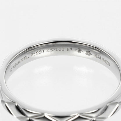 CHANEL Ring Pt950Platinum Silver Coco Crush Small mens 63