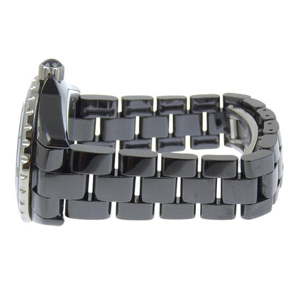CHANEL Watches Quartz H0682 ceramic black J12 black dial