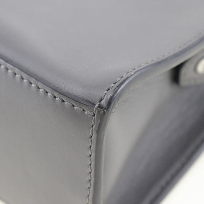 FENDI Handbag 7M0238O7B leather gray 2WAYShoulder mini messenger Women