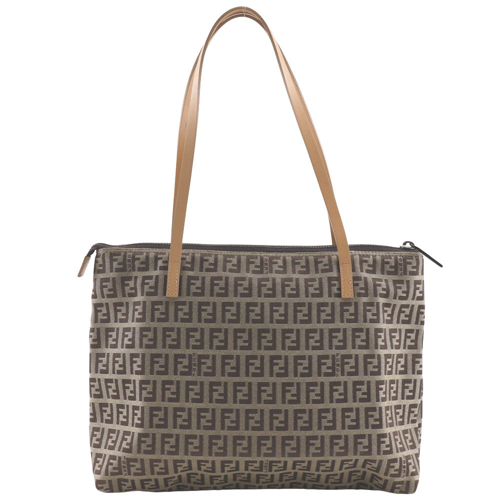 FENDI Tote Bag 8BH022 canvas Brown Zucchino Women