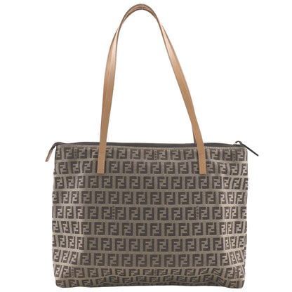 FENDI Tote Bag 8BH022 canvas Brown Zucchino Women