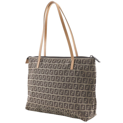FENDI Tote Bag 8BH022 canvas Brown Zucchino Women