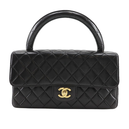 CHANEL Handbag lambskin black One handle Matrasse Parent-child bag Parents only Women