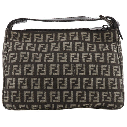 FENDI Pouch 8N0001 canvas Brown Mini bag Accessory pouch Zucchino Women