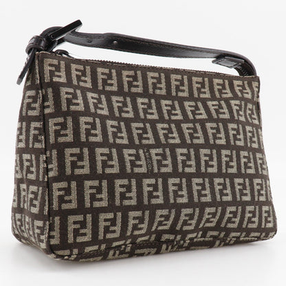 FENDI Pouch 8N0001 canvas Brown Mini bag Accessory pouch Zucchino Women