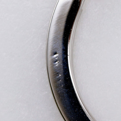 CHANEL key ring metallic Silver novelty COCO Mark Rouge Coco Women