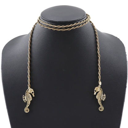 Christian Dior Necklace Plated Gold gold Lariet Women