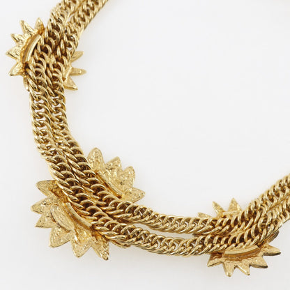 CHANEL Necklace Plated Gold gold Women