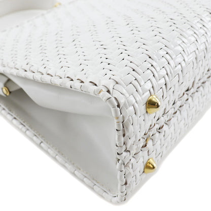 FENDI Handbag leather White Women