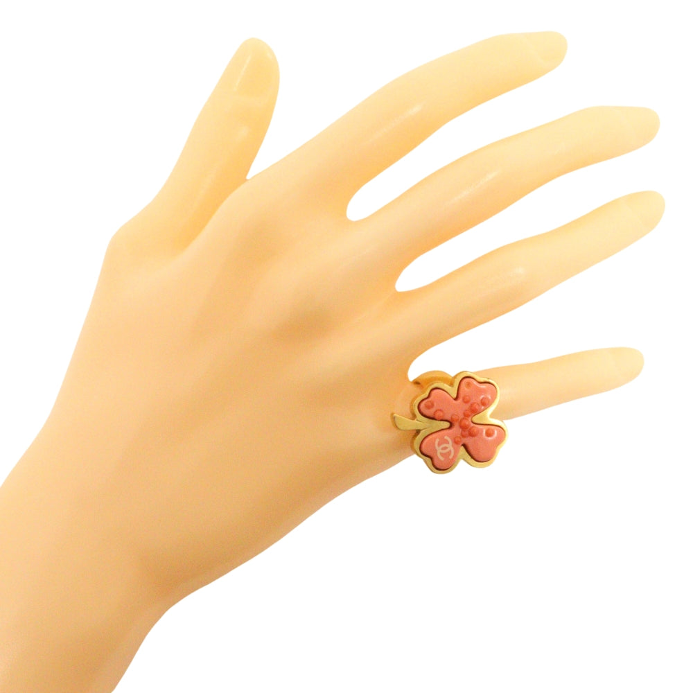 CHANEL Ring Plated Gold gold Women