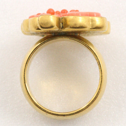 CHANEL Ring Plated Gold gold Women