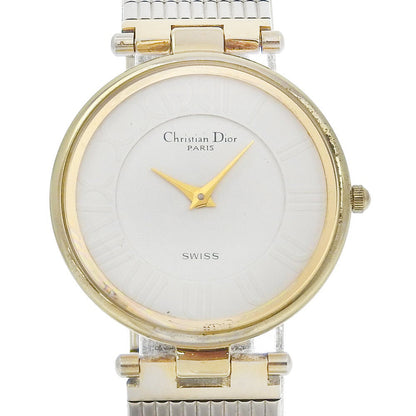 Christian Dior Watches Quartz 4715032 Stainless Steel , Plated Gold white White dial mens