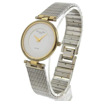 Christian Dior Watches Quartz 4715032 Stainless Steel , Plated Gold white White dial mens
