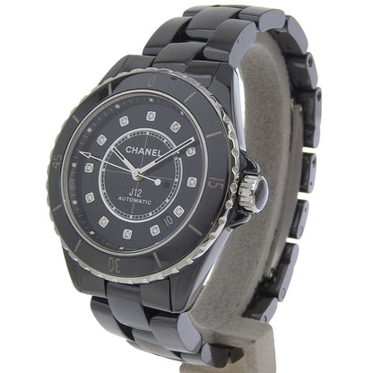 CHANEL Watches Mechanical Automatic H5702 ceramic black 12P diamond J12 black dial