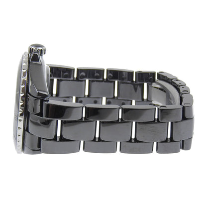 CHANEL Watches Mechanical Automatic H5702 ceramic black 12P diamond J12 black dial