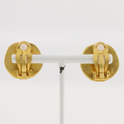 CHANEL Earring Plated Gold gold vintage COCO Mark Women