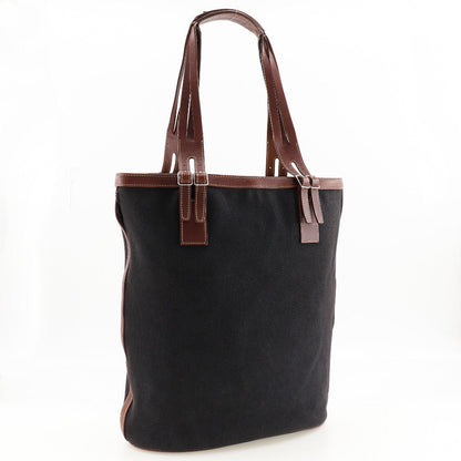 CELINE Tote Bag canvas black logo Women