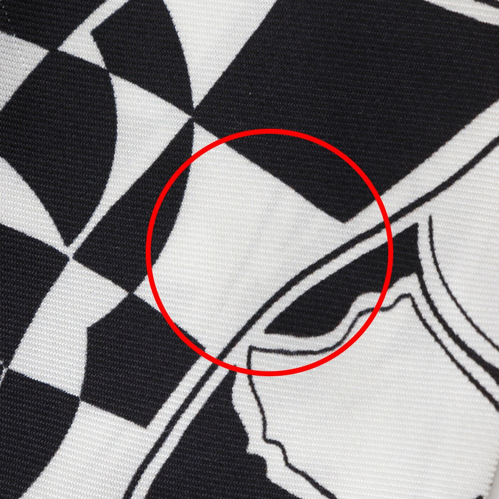 CHANEL Other accessories silk Black / white COCO Mark logo Shush