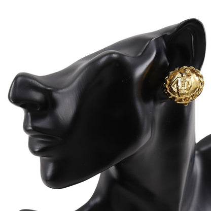 CHANEL Earring Plated Gold gold vintage Coco Mademoiselle