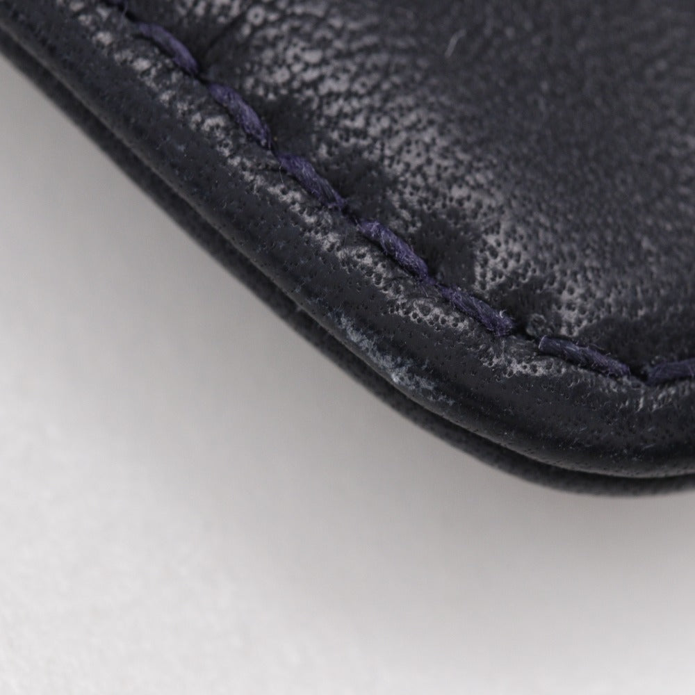 CHANEL Pouch lambskin black Glasses case COCO Mark