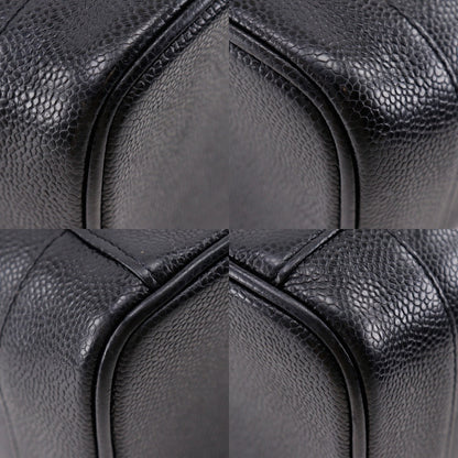CHANEL Pouch A01998 leather black COCO Mark Vanity
