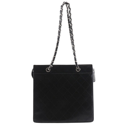 CHANEL Tote Bag Caviar skin black Matrasse Chain tote