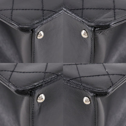 CHANEL Tote Bag Caviar skin black Matrasse Chain tote