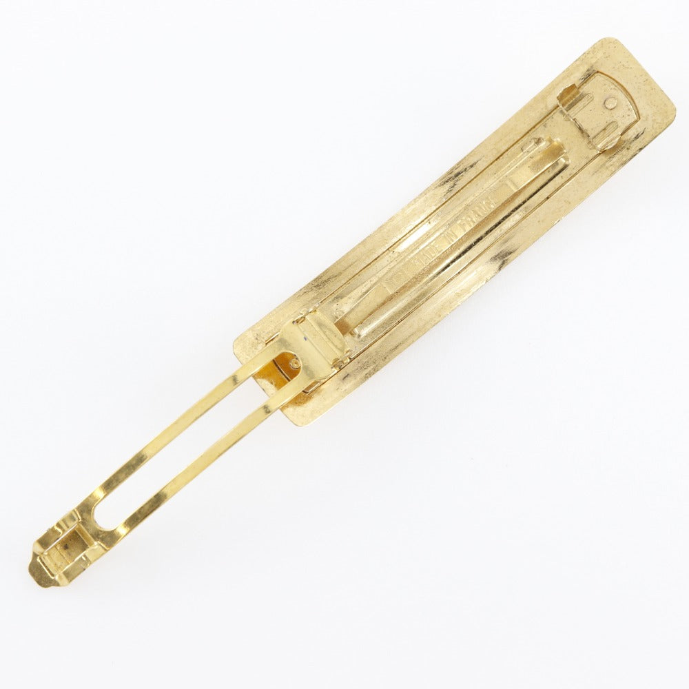 CHANEL Valletta Plated Gold gold vintage logo Women