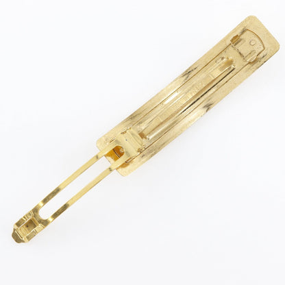CHANEL Valletta Plated Gold gold vintage logo Women