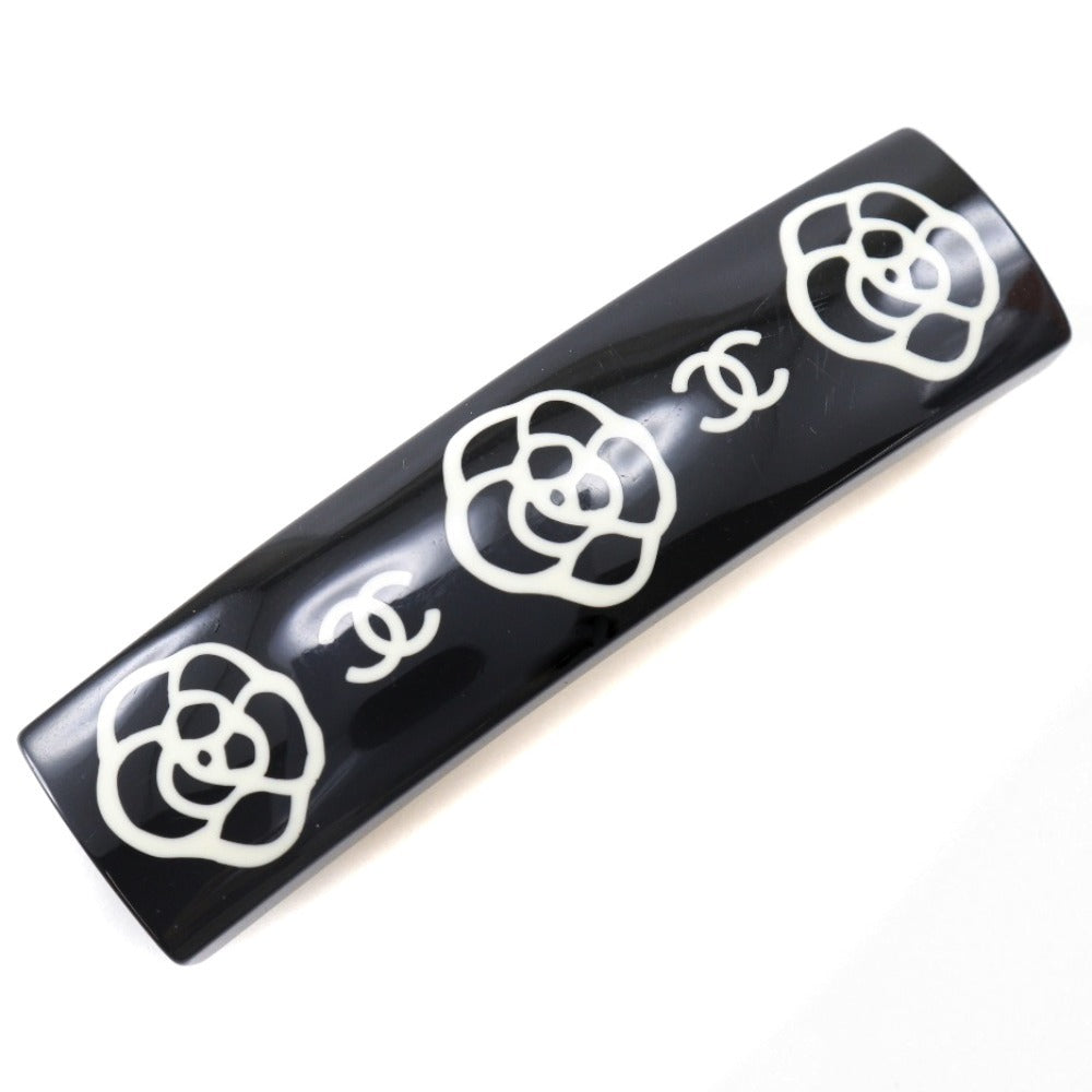 CHANEL Valletta plastic black Camelia COCO Mark Women